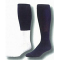 Colored Top or Solid Nylon Top Heel & Toe Football Socks (10-13 Large)